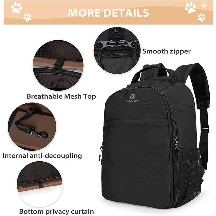 Cat Carrier for Small Cats and Dogs, Puppies, Cat Backpack for Carrying Cats Pet Bag RJ206107