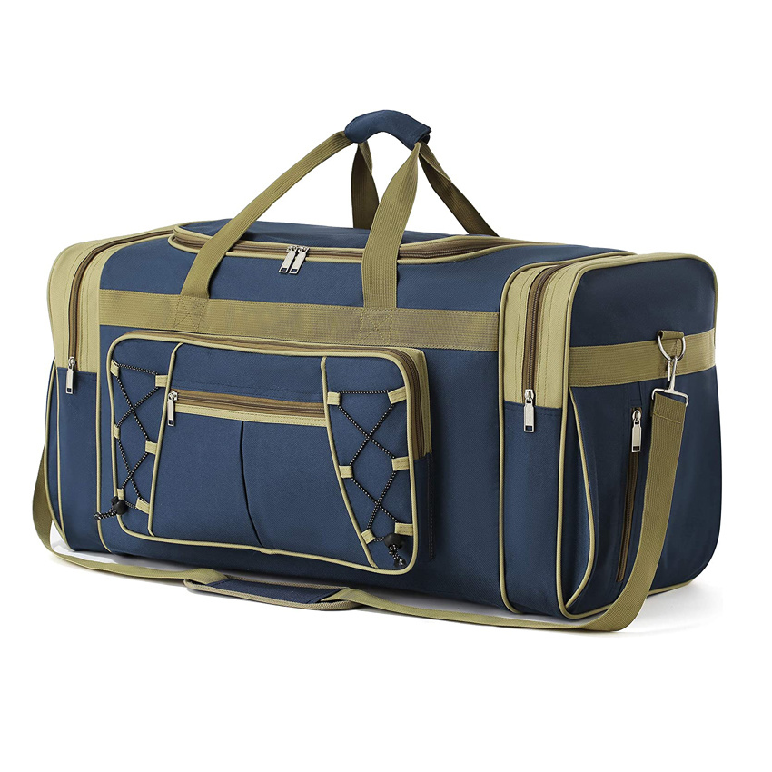 Waterproof Outdoor Duffel Bag Foldable Overnight Luggage Bag Large Capacity Tote Bag