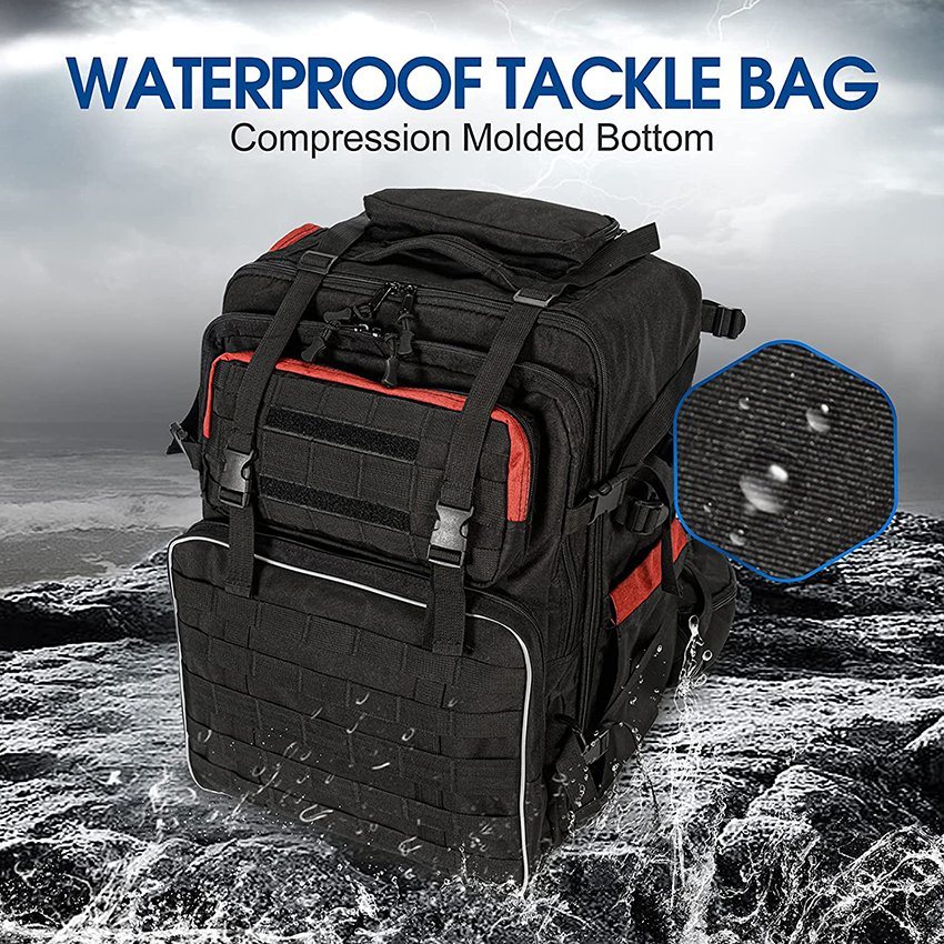 Nylon Large Water-Resistant Reel Multifunctional Heavy-Duty Storage Fishing Rod Bags