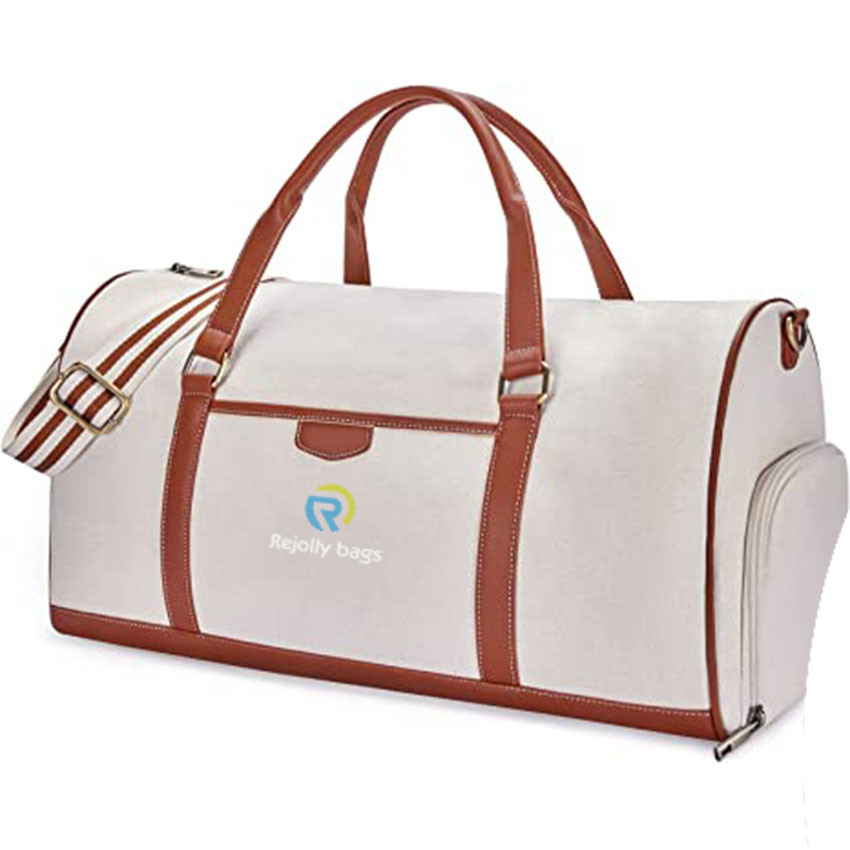 Multi-Purpose Carry on Gym Tote Handlebags with Shoe Compartment for Travel Bag