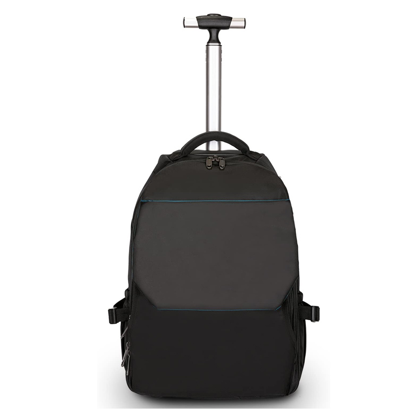 Lightweight Rolling Bag Durable Shoulder Wheeled Backpack Carry-on Trolley Bag