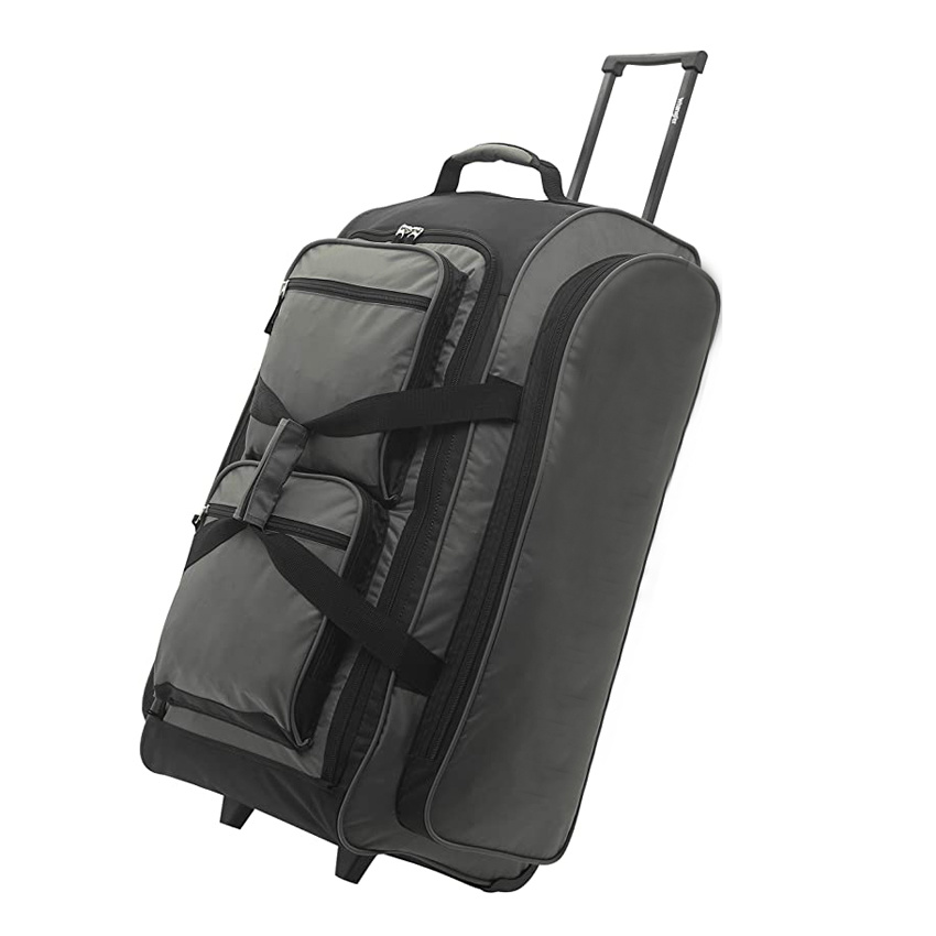 Fashion and Durable Travel Roller Bag Foldable Rolling Duffel Bag