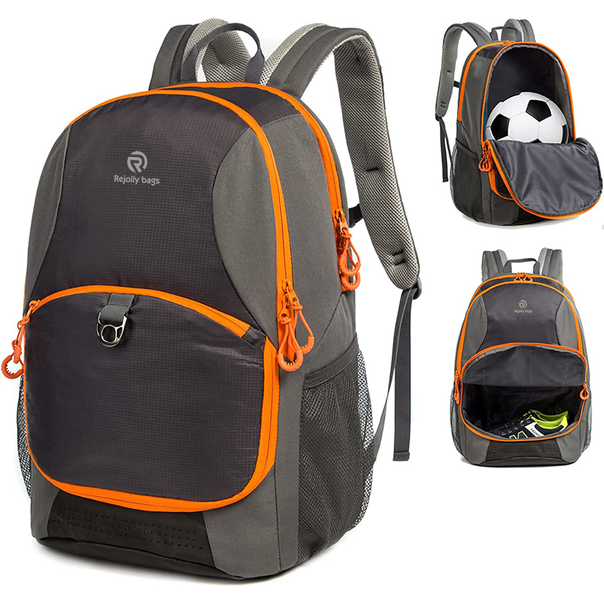Soccer Backpack and Bag for Basketball, Volleyball and Soccer with Separate Compartments for Balls and Sneakers Suitable for various sports or fitness Ball Bag RJ19695