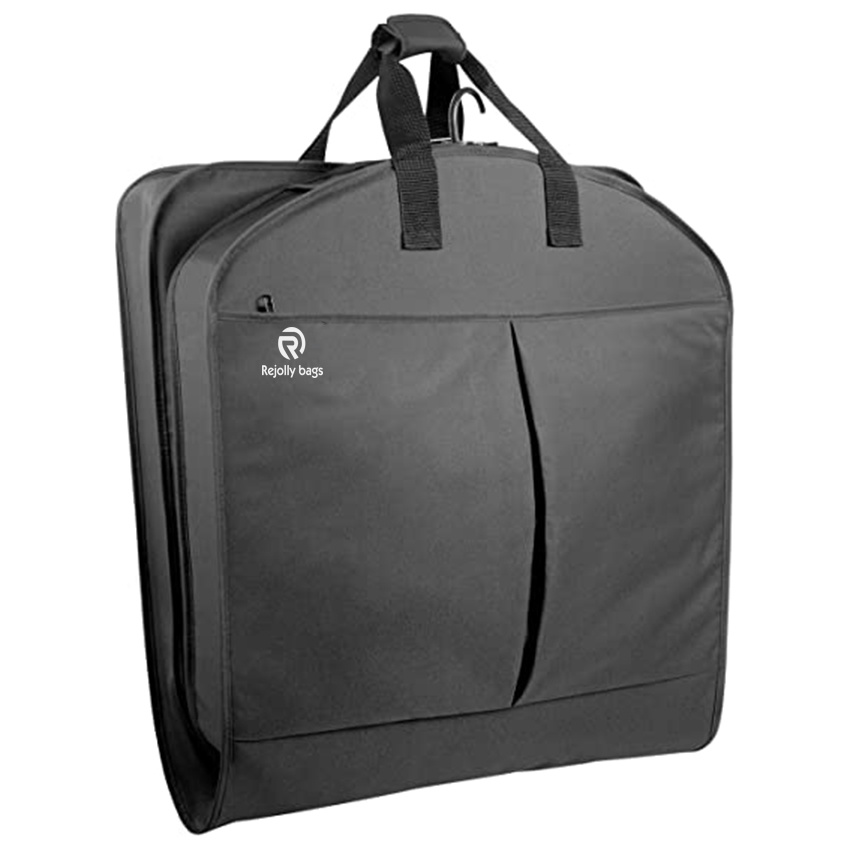 Waterproof Travel Suit Carry Garment Bag for Business Trips with Two Pockets