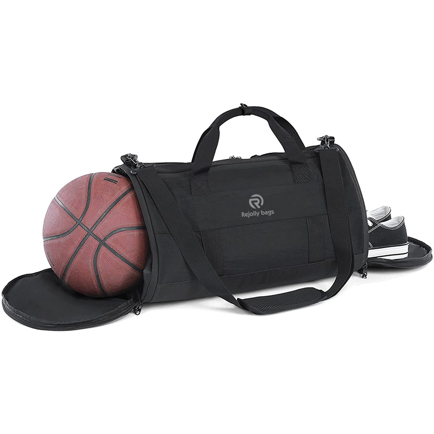 Basketball Sport Bags with Shoes Compartment &Wet Pocket Travel Duffel Bag E-Friendly&Lightweight Sport Bag