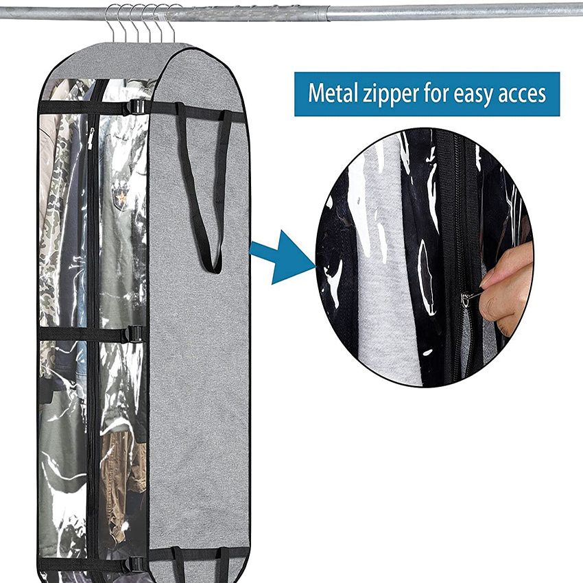 Closet Storage Hanging Clothes Carry on Moving Bags for Suit Travel Cover Garment Bag