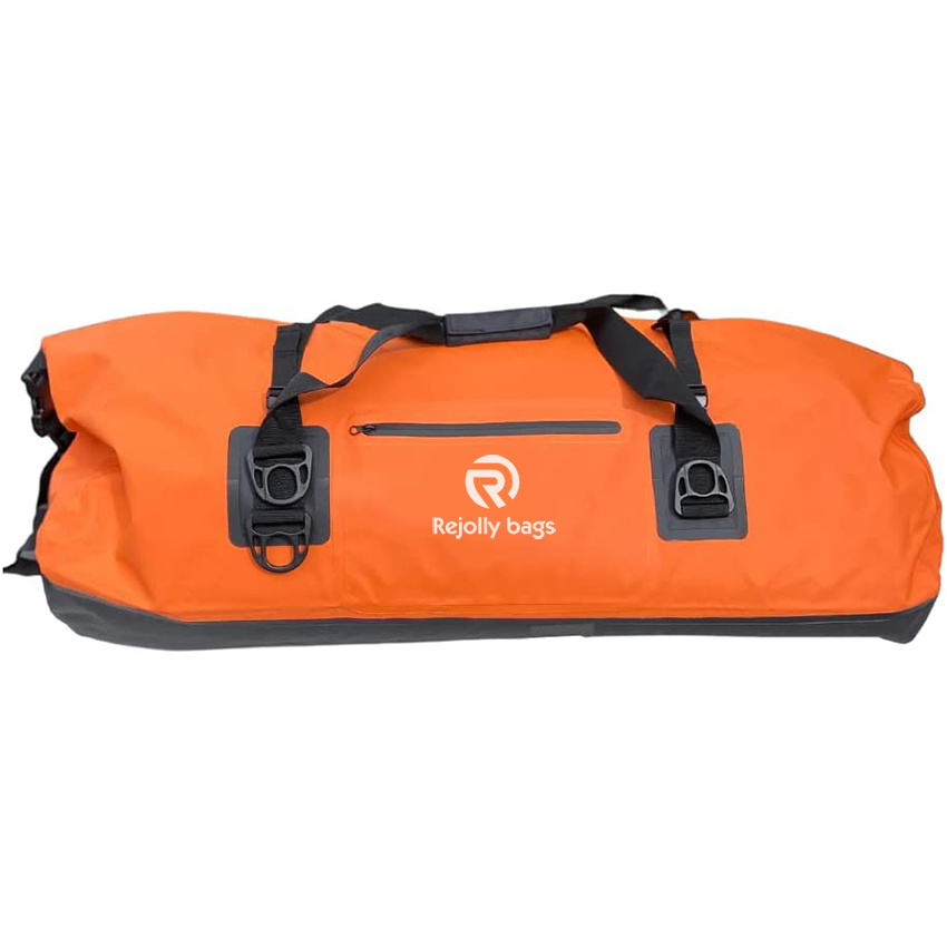 Roll Top Duffel Keeps Gear Dry for Kayaking, Rafting, Boating, Swimming, Camping, Hiking Dry Bag