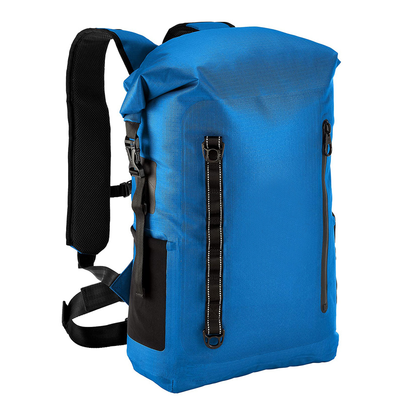PRO Waterproof Floating Backpack with Exterior Airtight Zippered Pocket Durable Dry Bag