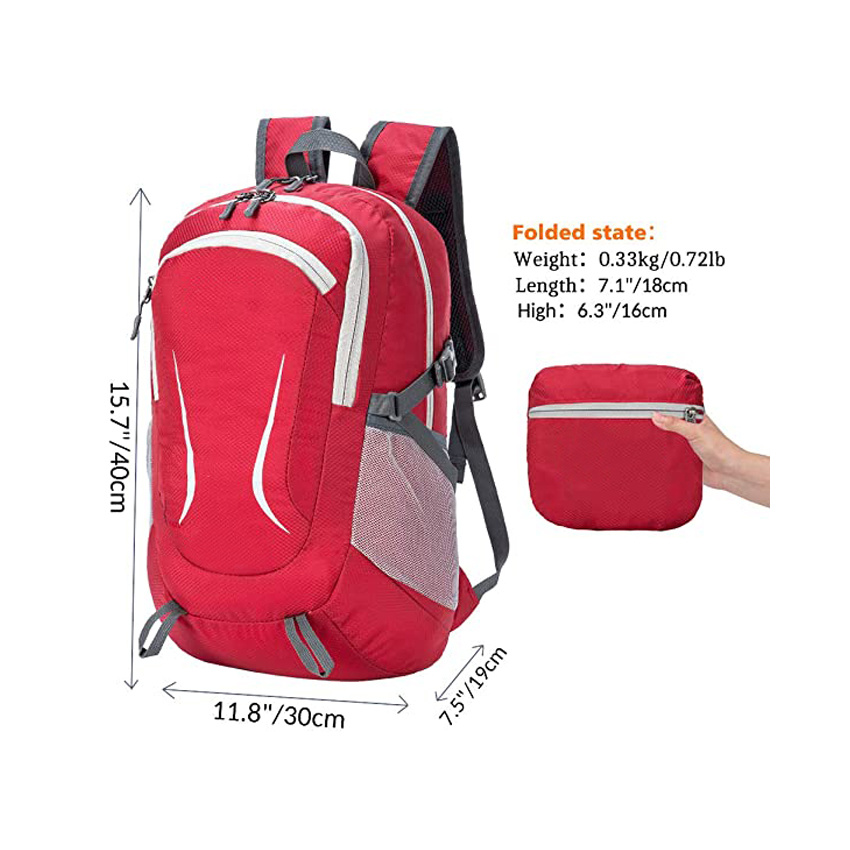 Ultra Lightweight Hiking Backpack Woman Bicycle Bag Packable Durable Water Resistant Travel Bag