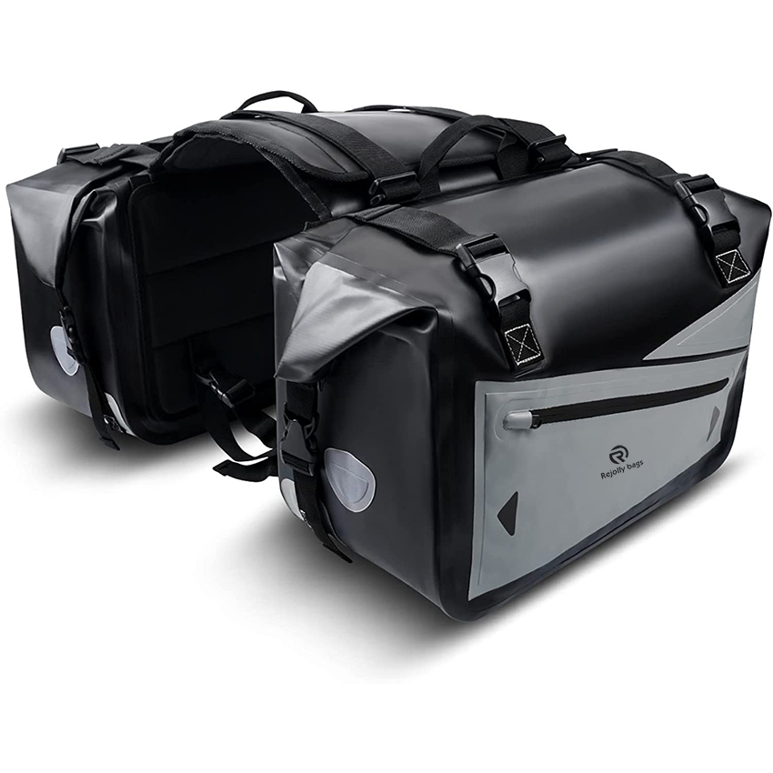 Waterproof Motorcycle Saddle Bags Dry Luggage Side Accessories Bag RJ228350