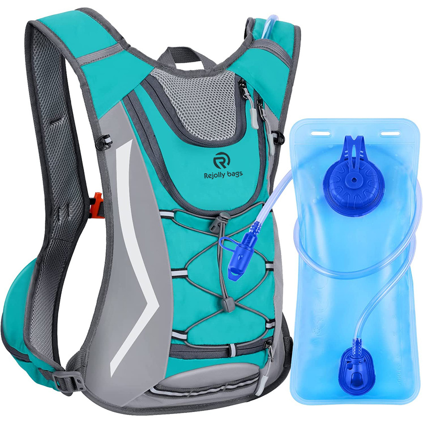 Hydration Backpack with 2L Water Bladder, Lightweight Rucksack for Climbing Hiking Cycling Hydration Bag