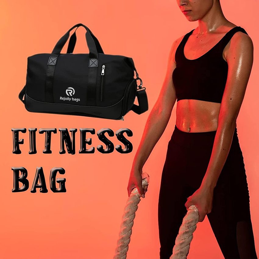 Fitness Gym Bag with Shoe Compartments Waterproof Sports Travel Yoga Getaway Lightweight Swim Duffel Bag