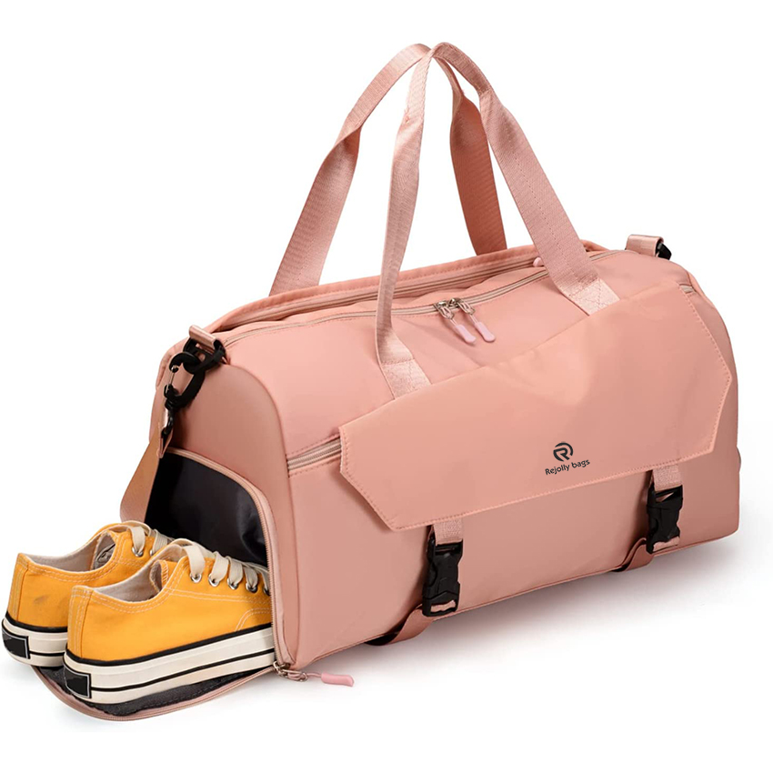 Travel Duffel Bag,Overnight Tote Bag,Large Capacity Yoga Bag,Shoulder Bag,Carryon Workout Bag with Wet Pocket & Shoes Compartment Sports Bag RJ196192