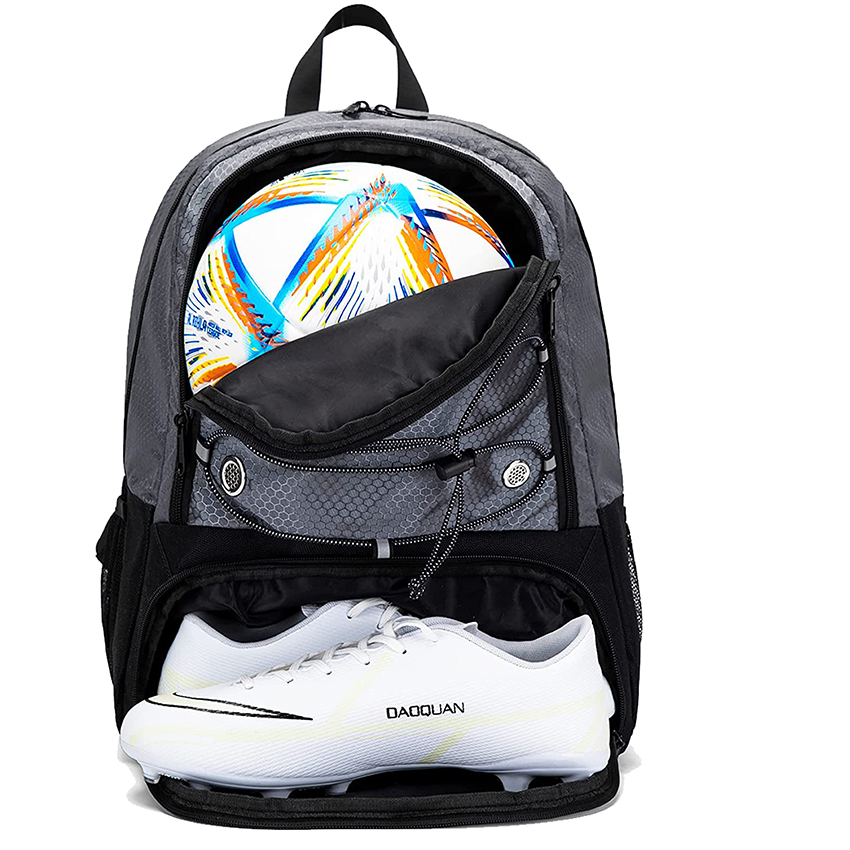 Soccer Backpack & & Backpack for Football Volleyball Basketball for Boys,with Ball Compartment and Separate Cleat Training Ball Bag RJ19699