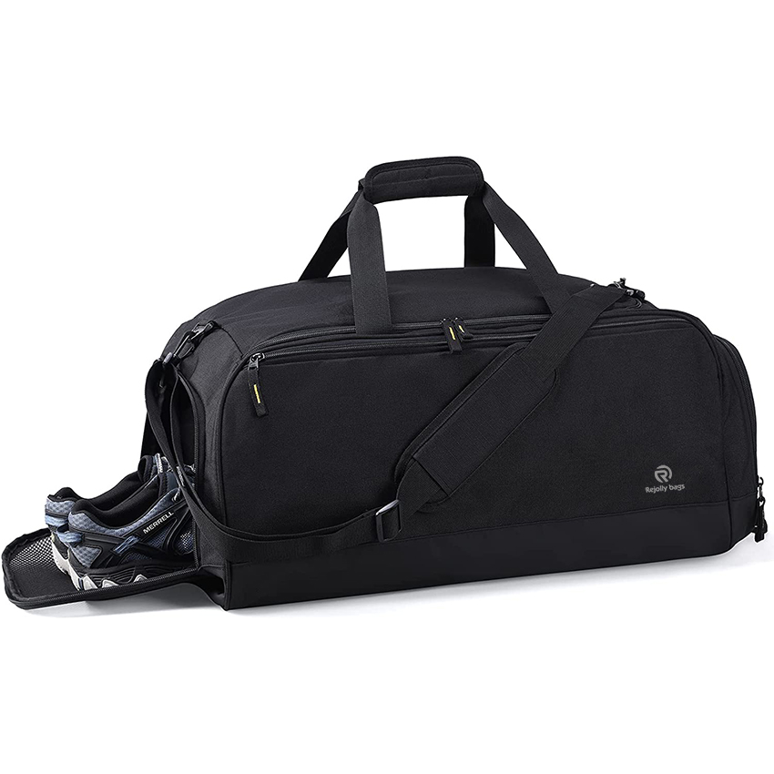 Large Gym Bag for Men with Shoes Compartment Mens Lightweight Sports Travel Duffle Bags for Workout Fitness Weekender Sports Bag RJ196169