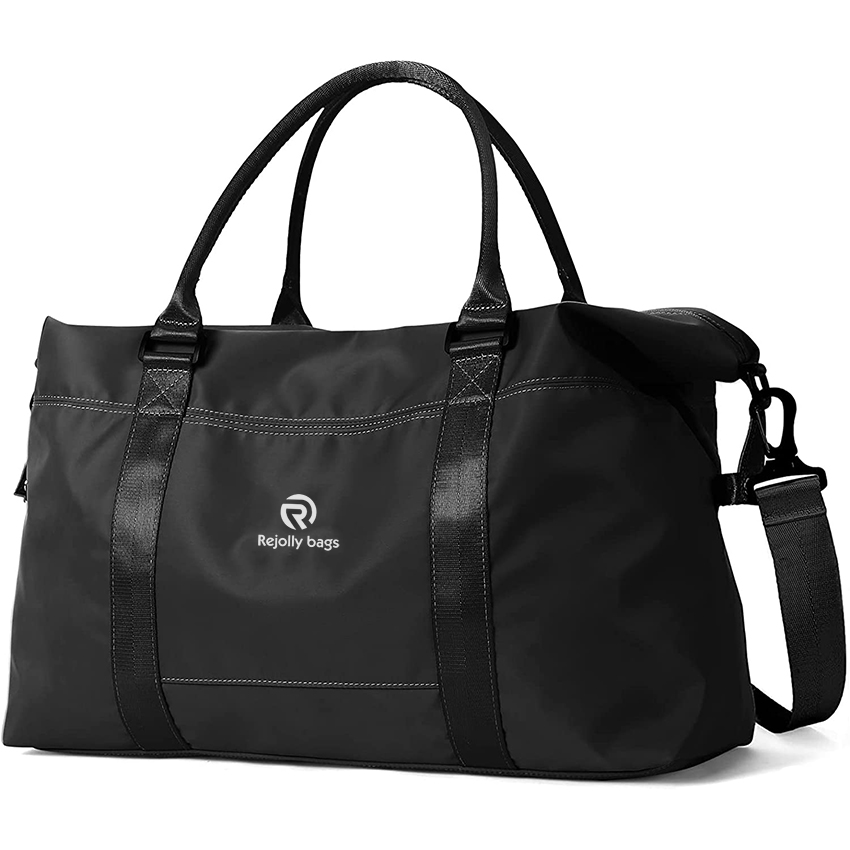 Large Sports Tote Gym Bag,Waterproof Weekender Overnight Bags for Women with Trolley Sleeve Duffel Bags RJ204200