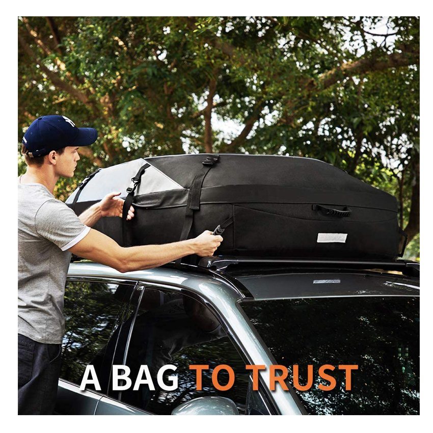 Thickened Waterproof Duty Car Roof Top Carrier Cargo Roof Bag Travel Luggage Bags