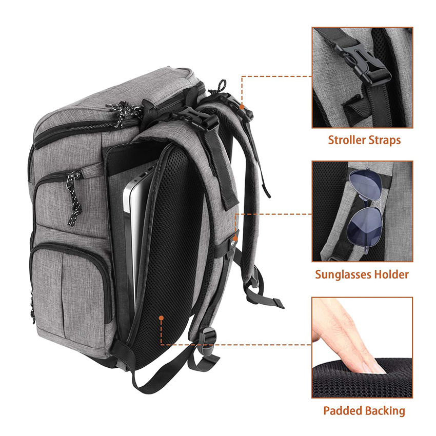 Multi-Functional Baby Travel Backpack Fashion Diaper Bag Women Bag