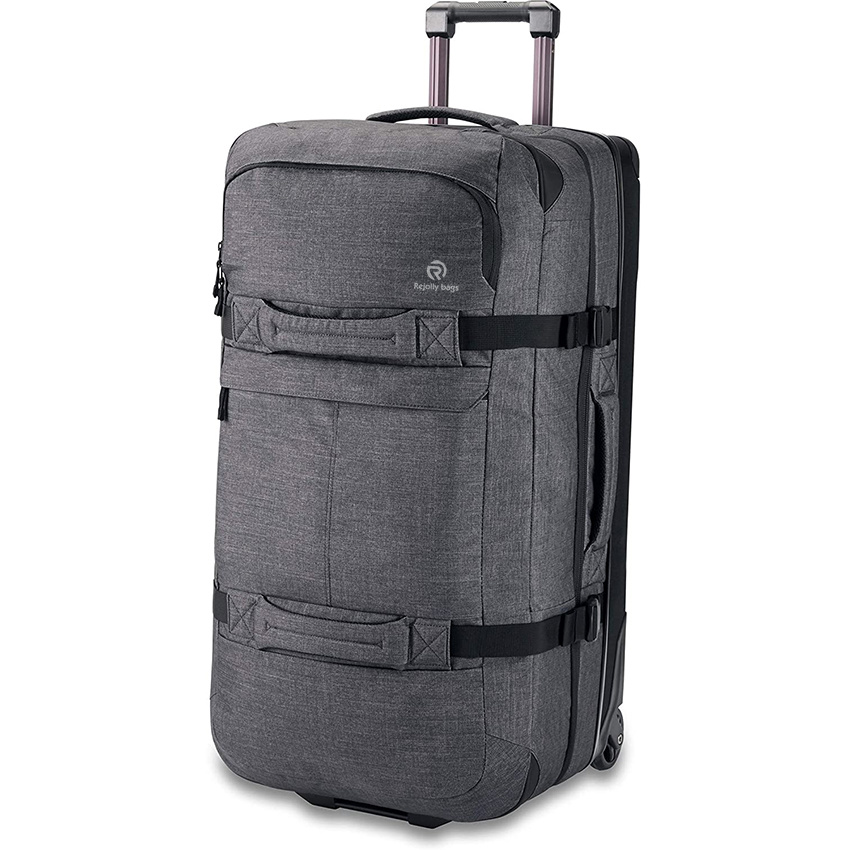 with Wheels Heavy-Duty Travel with Rollers Large Capacity Rolling Duffle Bag