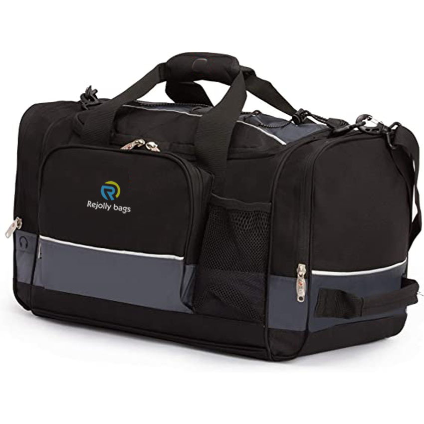 Multi Outdoor Duffle with a Large Capacity Main Compartment, Two End Pockets, and a Front Organizer Pocket for Travel Bags
