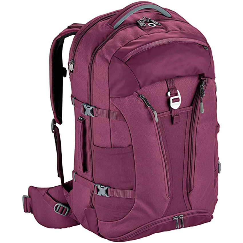 Large Capacity Travel Backpack Fashion Sports Bag Purple Outdoor Bag for Women