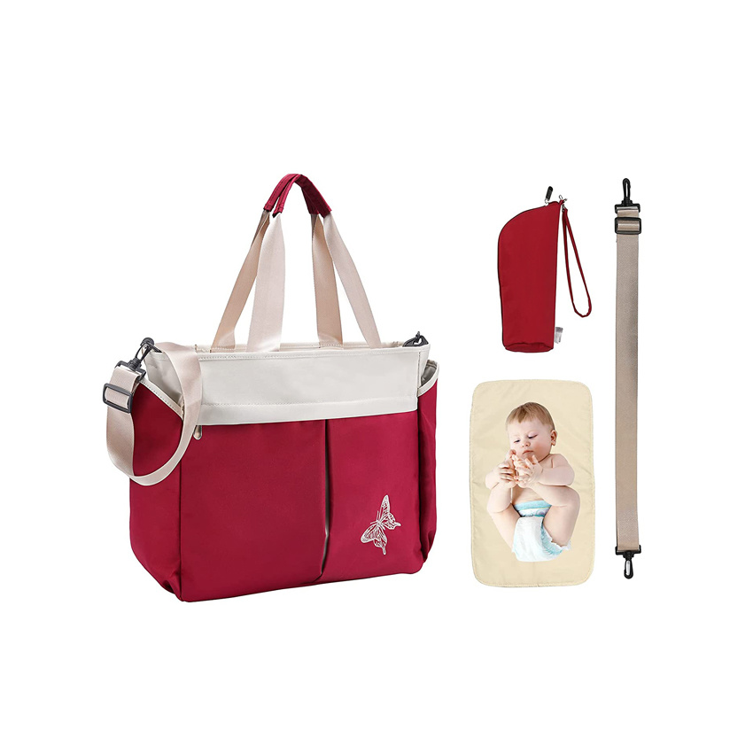 Large Travel Diaper Bag Tote Bag Multifunctional Baby Bag Fashion Wholesale Woman Bag