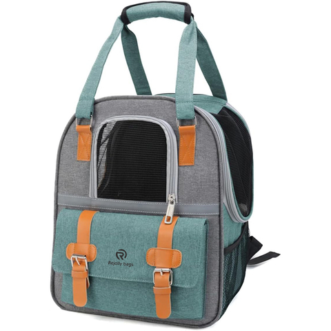 Portable Pet Travel Carrier Bag, Expandable Pet Carrier Backpack for Cats, Dogs and Small Animals, Super Ventilated Design Pet Bag RJ206117
