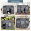 Portable Dog Playpen for for Large Dogs/Cat/Rabbit/Chick, with Water Bottle Holder and Carrying Case, for Travel/Indoor/Outdoor Use Pet Bag RJ206108