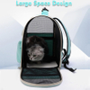 Cat Bag Carrier,Small Dog Backpack,Airline Approved Pet Backpack Carrier,Clear Backpack for Cats Puppy Kitten Bunny Bird,Outdoor Hiking Pet Bag RJ206113