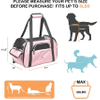 Soft-Sided Kennel Pet Carrier for Small Dogs, Cats, Puppy, Airline Approved Cat Carriers Dog Carrier Collapsible, Travel Handbag Pet Bag RJ206105