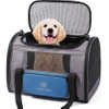 Carrier for Large Cats 20 lbs, Soft-Sided Pet Carrier for Small Dogs Medium Cats Under 25 lbs, Puppy Travel 4 Ventilated Windows Pet Bag RJ206123