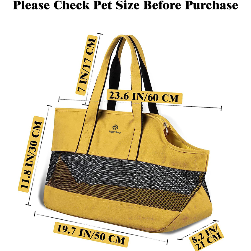 Small Pet Carrier Travel Sling Bag Airline Approved Soft Sided for Dog Cat Small Pet Bag RJ206111