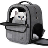 Cat Backpack Carrier for Cats and Puppies, Small Dog Backpack Carrier with Breathable Mesh Travel Camping Outdoor Pet Bag RJ206120