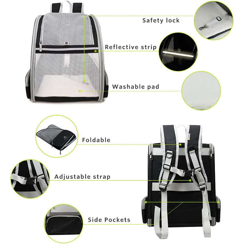 Innovative Traveler Bubble Backpack Pet Carriers for Cats and Dogs Durable Pet Bag RJ206102