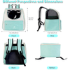 Cat Bag Carrier,Small Dog Backpack,Airline Approved Pet Backpack Carrier,Clear Backpack for Cats Puppy Kitten Bunny Bird,Outdoor Hiking Pet Bag RJ206113