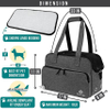Small Dog Purse Carrier, Soft-Sided Pet Carrier Bag with Pockets, Portable Medium Dog Puppy Large Cat Travel Handbag Tote Mesh Pet Bag RJ206104