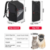 Motorcycle Dog/Cat Carrier Bags, Upgraded Pet Carriers Portable Load Capacity for Street Glide Road King with Passenger Seat Touring Pet Bag RJ206106