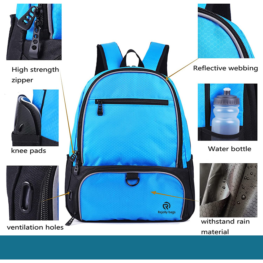 Youth Soccer Backpack & Bags for Basketball, Volleyball & Football with Ball Compartment All Sports Bag Gym Ball Bag RJ19692