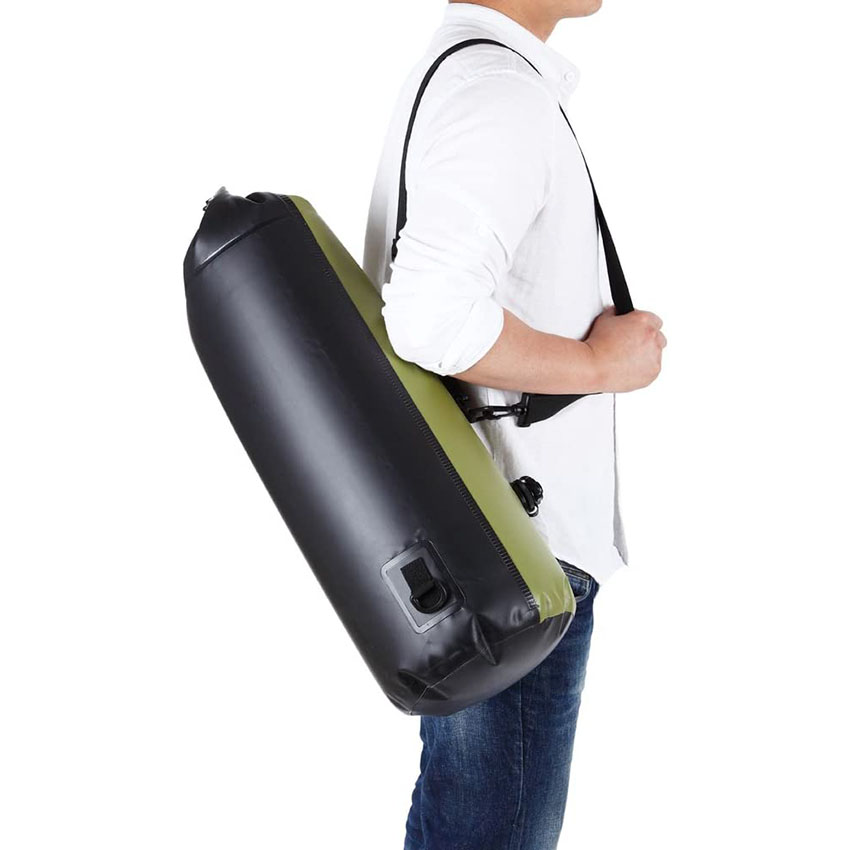 30L Premium Waterproof Inflatable Backpack Roll Top Compression Dry Bag RJ228375