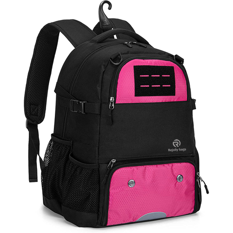 Basketball Equipment Backpack with External Ball Net and Shoe Compartment for Soccer, Basketball and Volleyball Training Ball Bag RJ196109