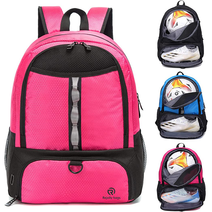 Youth Soccer Bags Soccer Backpack Basketball vollyball Football Bag& Backpack Kids Ages 6 and Up Sports Ball Bag RJ19696