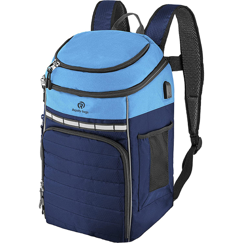 Basketball Soccer Backpack with Ball Compartment, Travel School College Sports Bag and 13” Laptop Sleeve Ball Bag RJ196118