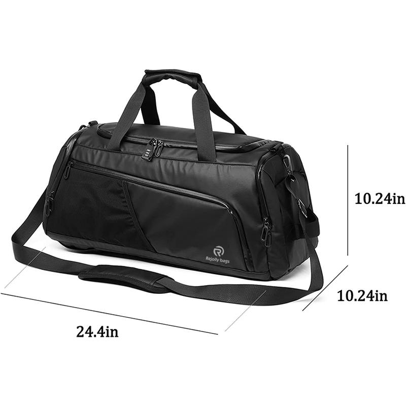 Waterproof Travel Weekender Bag for Men Women Overnight with Shoes Compartment Sports Duffel Bags