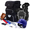 Large Expandable Bat Pack, Baseball Bat Bag Backpack, Large Capacity Holds 4 Bats,2 Drink Pockets Baseball Bags RJ19681