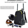 Softball Bag & Tball Baseball Equipment Backpack for Boys, Teen, Adults - Hold 2 Bats, 2 Bottles, Helmet, Glove - Vented Design Baseball Bags RJ19668