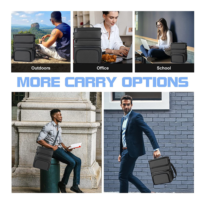 Insulated Sturdy Lunch Cooler Bag Wholesale Fishing Ice Box Meal Bag