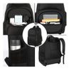 Luggage Backpack Compact Business Backpack with Wheels Student Rolling Laptop Bag