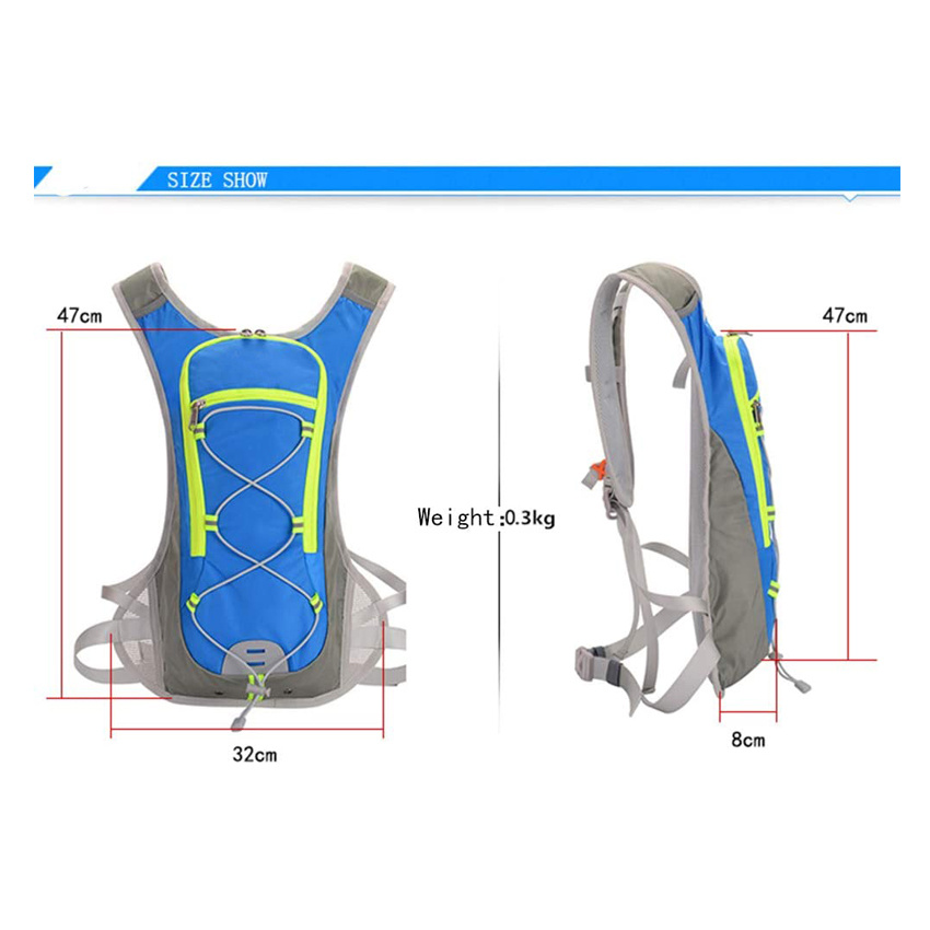 Cycling Hydration Pack Water Hydration Bladder Bag High Capacity Lightweight Waterproof Running Hydration Backpack