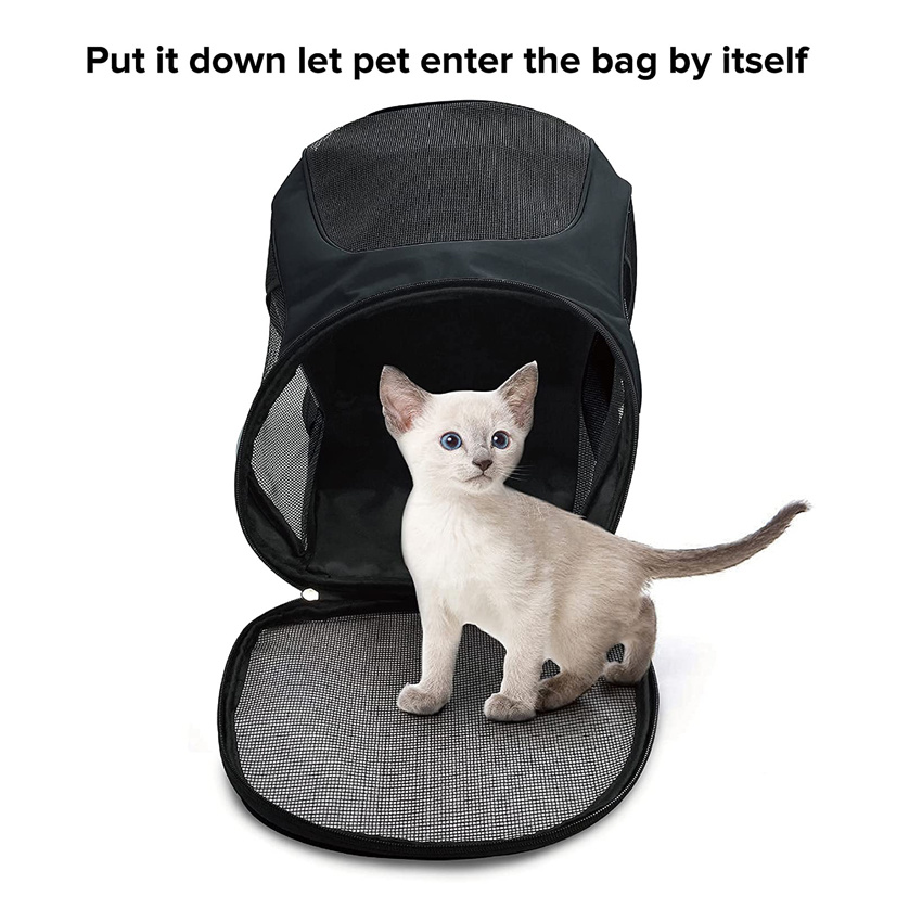 Pet Backpack Carrier for Small Dogs Ventilated Pet Carrier for Puppy and Kitty