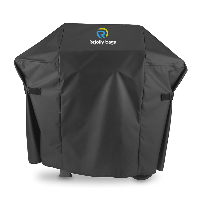 Factory Customized Outdoor UV-Anti Heavy Duty Dustproof Waterproof BBQ Grill Cover Carrier with Storage Bag